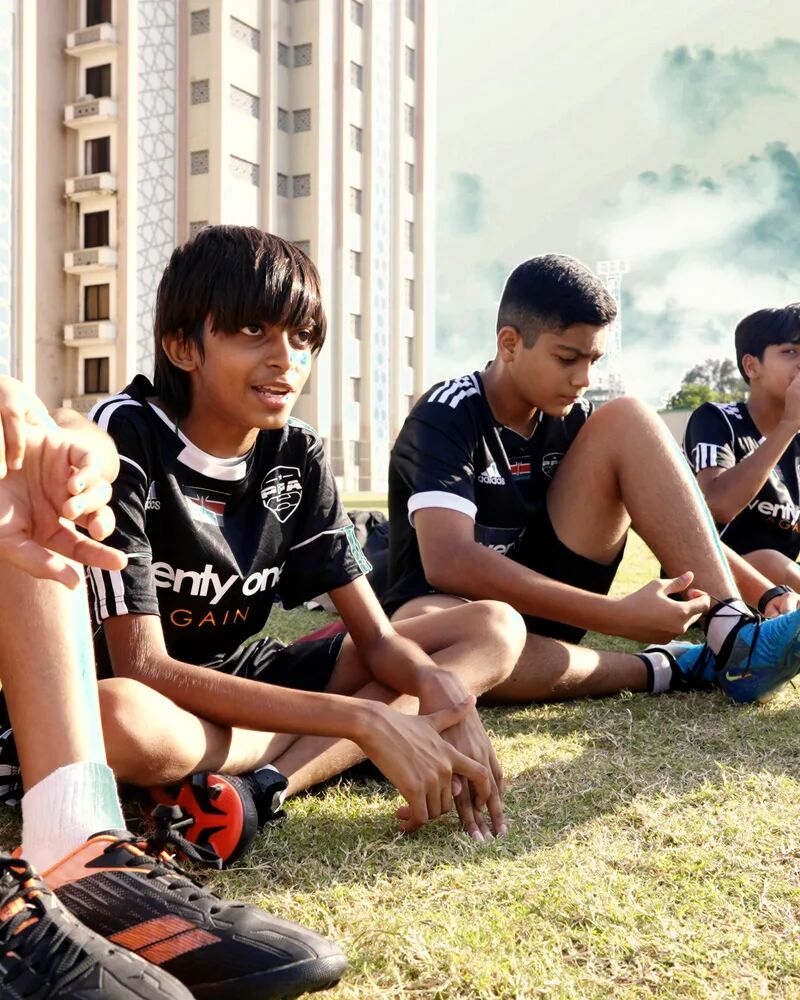 U13 players training at Prime Pro Academy